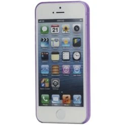 Coque IPhone 5 5s Ultrafine - Silicone Violet -All For Phone Magasin coque iphone 5c frac1234 1