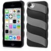 Coque IPhone 5c Fantaisie - Silicone Noir Et Gris -All For Phone Magasin coque iphone 5c frac1236
