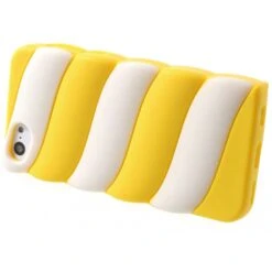 Coque IPhone 5c Fantaisie - Silicone Blanc Jaune -All For Phone Magasin coque iphone 5c frac1237 2