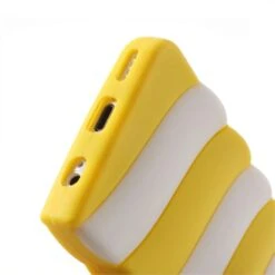Coque IPhone 5c Fantaisie - Silicone Blanc Jaune -All For Phone Magasin coque iphone 5c frac1237 5