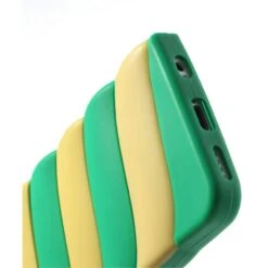Coque IPhone 5c Fantaisie - Silicone Vert Et Jaune -All For Phone Magasin coque iphone 5c frac1238 5