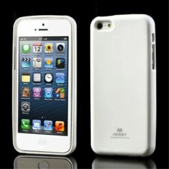 Coque IPhone 5C Gel Mercury - Silicone Blanc