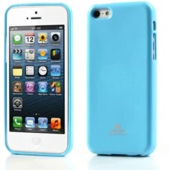 Coque IPhone 5C Gel Mercury - Silicone Bleu