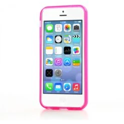 Coque IPhone 5C - Silicone Fushia -All For Phone Magasin coque iphone 5c frac1255 1