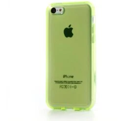 Coque IPhone 5C - Silicone Vert -All For Phone Magasin coque iphone 5c frac1256 2