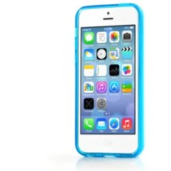 Coque IPhone 5C - Silicone Bleu -All For Phone Magasin coque iphone 5c frac1257 1