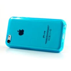 Coque IPhone 5C - Silicone Bleu -All For Phone Magasin coque iphone 5c frac1257 4