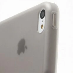 Coque IPhone 5C Ultrafine , Silicone Et Matte Avec Plug Anti-poussière Gris -All For Phone Magasin coque iphone 5c frac1260 3