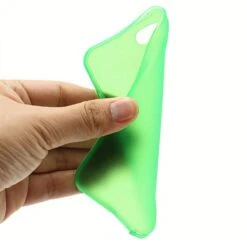 Coque IPhone 5C Ultrafine , Silicone Et Matte Avec Plug Anti-poussière Vert -All For Phone Magasin coque iphone 5c frac1263 3