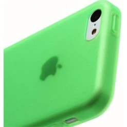 Coque IPhone 5C Ultrafine , Silicone Et Matte Avec Plug Anti-poussière Vert -All For Phone Magasin coque iphone 5c frac1263 5