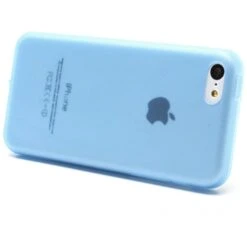 Coque IPhone 5C Ultrafine , Silicone Et Matte Avec Plug Anti-poussière Bleu -All For Phone Magasin coque iphone 5c frac1264 1