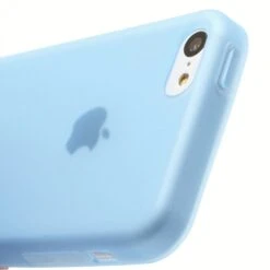 Coque IPhone 5C Ultrafine , Silicone Et Matte Avec Plug Anti-poussière Bleu -All For Phone Magasin coque iphone 5c frac1264 4