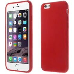 Coque IPhone 6 Et 6s Silicone Glossy Rouge