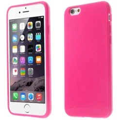 Coque IPhone 6 Et 6s Silicone Glossy Fushia