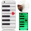 Coque IPhone 6 Silicone Phosphorescente Piano Blanc -All For Phone Magasin coque iphone 6 6s frac1413