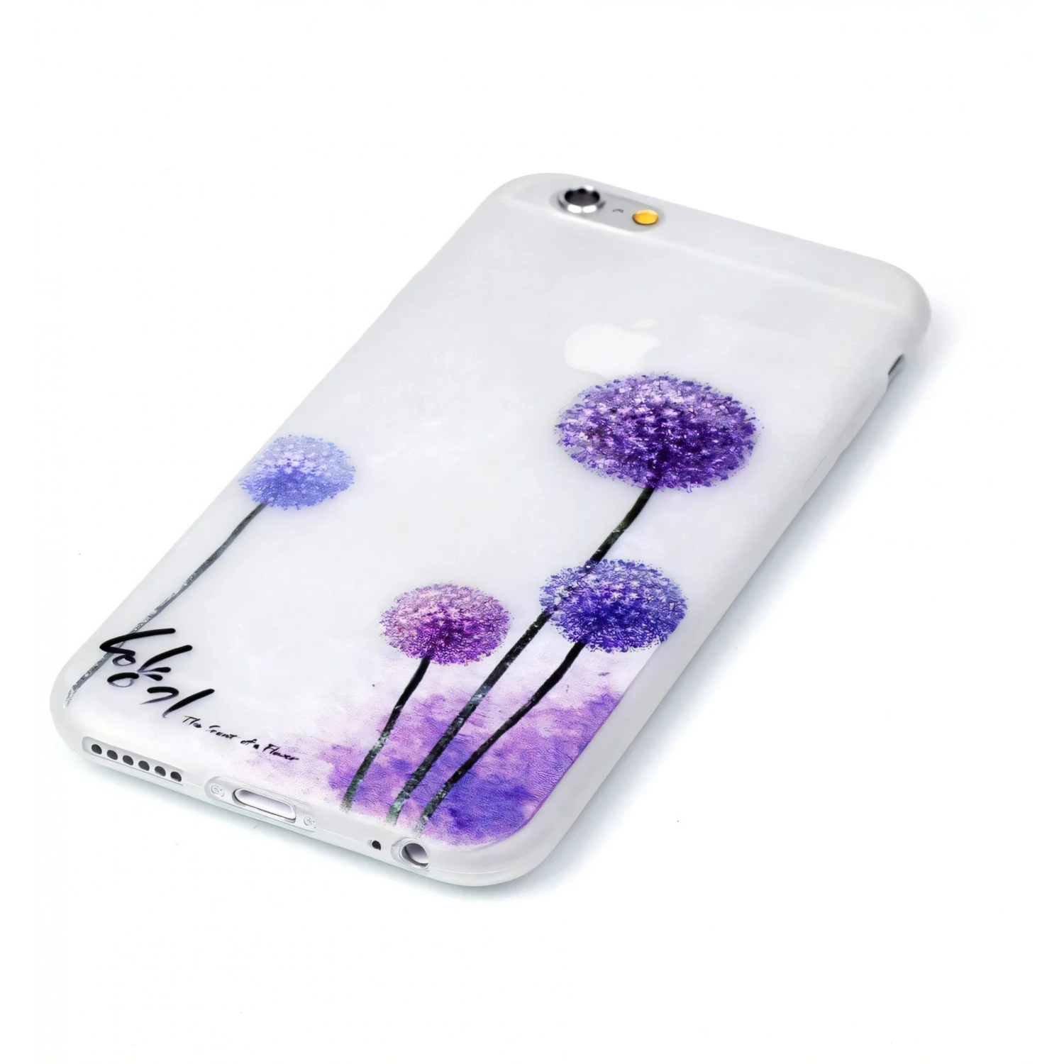 Coque IPhone 6 Et 6S Silicone Phosphorescente Pissenlit Blanc 5 Coque IPhone 6 Et 6S Silicone Phosphorescente Pissenlit Blanc – Image 3