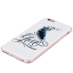 Coque IPhone 6 Et 6S Silicone Plume Blanc 23 Coque IPhone 6 Et 6S Silicone Plume Blanc -All For Phone Magasin coque iphone 6 6s frac1496 6