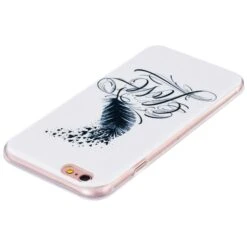 Coque IPhone 6 Et 6S Silicone Plume Blanc 24 Coque IPhone 6 Et 6S Silicone Plume Blanc -All For Phone Magasin coque iphone 6 6s frac1496 7