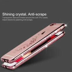Coque IPhone 6s 6 Silicone Crystal Paon SHENGO Rose -All For Phone Magasin coque iphone 6 6s frac1676 2