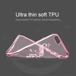Coque IPhone 6s 6 Silicone Crystal Paon SHENGO Rose -All For Phone Magasin coque iphone 6 6s frac1676 3