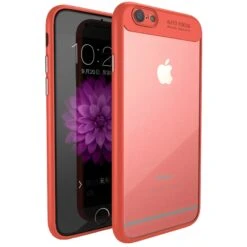 Coque IPhone 6 Et 6s Silicone Hybrid Protection IPAKY Rouge