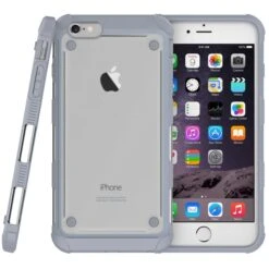 Coque IPhone 6 Silicone Antichoc Renforcé Gris -All For Phone Magasin coque iphone 6 6s frac1685 7
