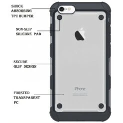 Coque IPhone 6 En Silicone Antichoc Renforcé Noir 19 Coque IPhone 6 En Silicone Antichoc Renforcé Noir -All For Phone Magasin coque iphone 6 6s frac1686 5