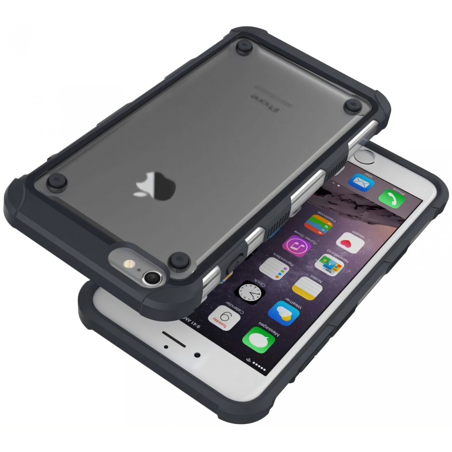 Coque IPhone 6 En Silicone Antichoc Renforcé Noir 12 Coque IPhone 6 En Silicone Antichoc Renforcé Noir – Image 10