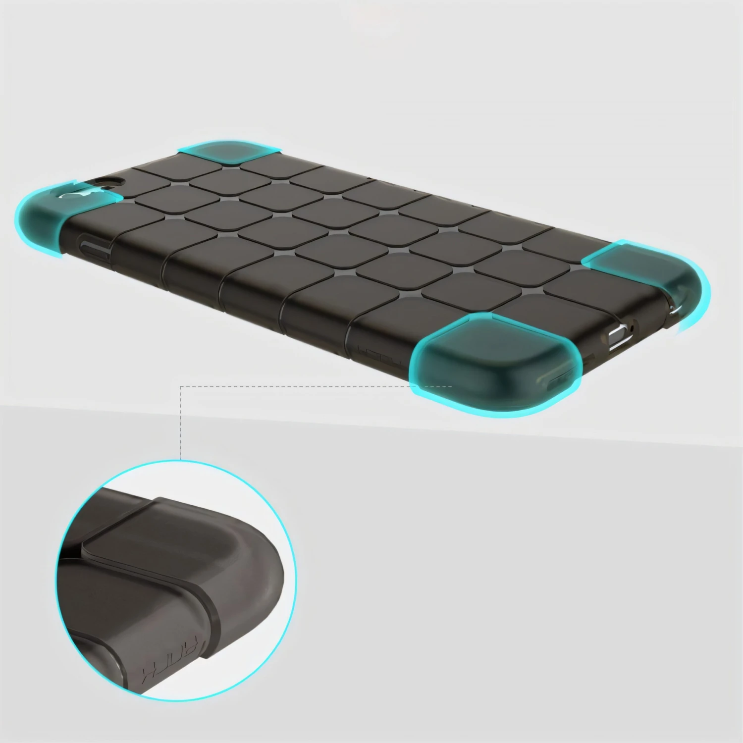 Coque IPhone 6 Plus Et 6S Plus Silicone Rock Magic Series Noir 5 Coque IPhone 6 Plus Et 6S Plus Silicone Rock Magic Series Noir – Image 3