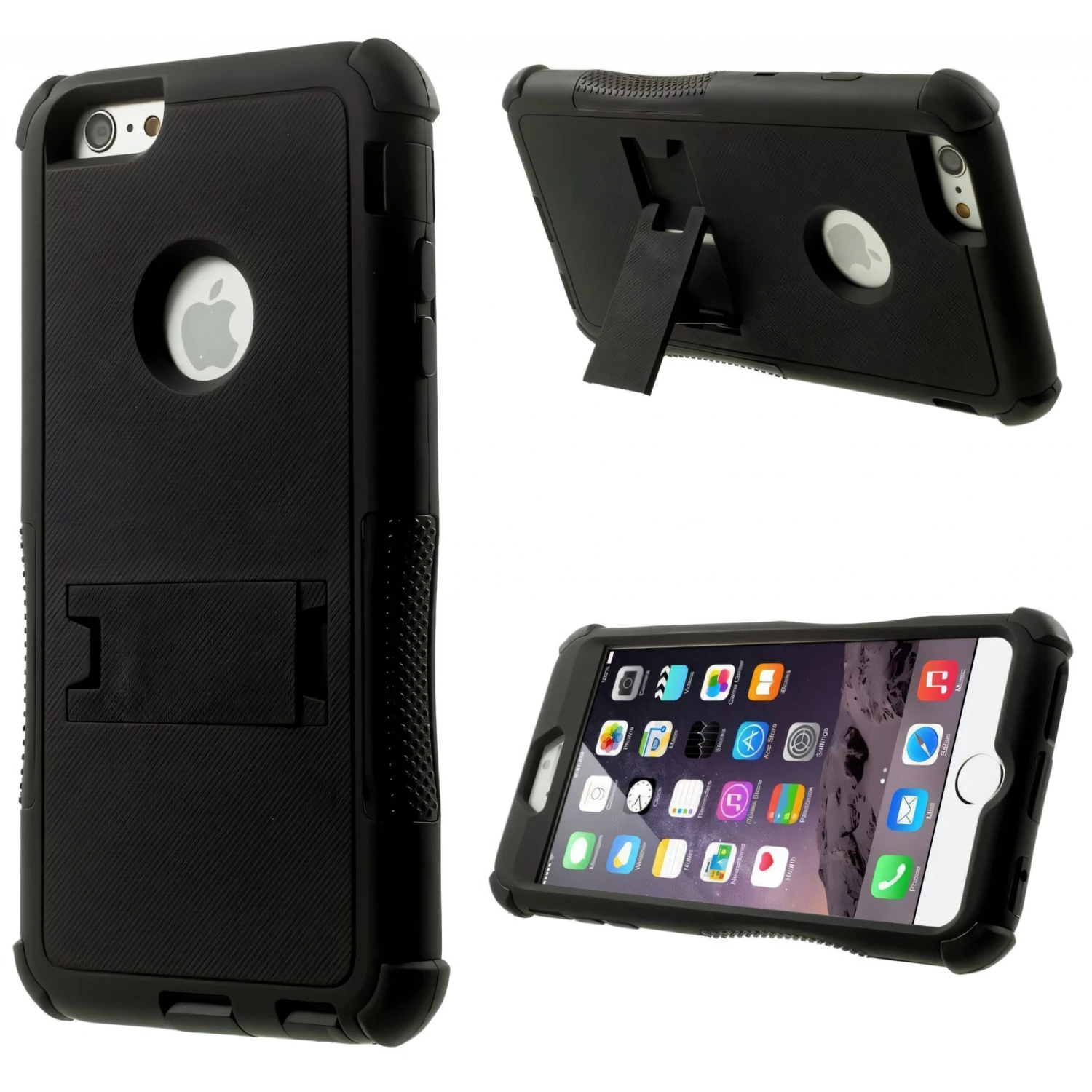 Coque IPhone 6 Plus Et 6S Plus Ultra Protection Noir 3 Coque IPhone 6 Plus Et 6S Plus Ultra Protection Noir