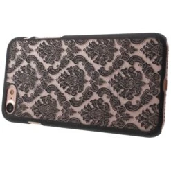 Coque IPhone SE 2022, SE 2020 Et IPhone 8, 7 Rigide Fleurs Damas Noir -All For Phone Magasin coque iphone 7 frac1424 2