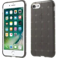 Coque Silicone IPhone SE 2022, SE 2020 Et IPhone 8, 7 Magic Cube Gris