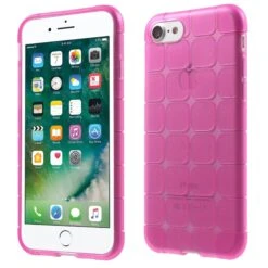 Coque Silicone IPhone SE 2022, SE 2020 Et IPhone 8, 7 Magic Cube Fushia