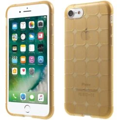 Coque Silicone IPhone SE 2022, SE 2020 Et IPhone 8, 7 Magic Cube Or