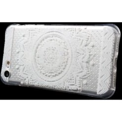Coque Silicone IPhone SE 2022, SE 2020 Et IPhone 8, 7 Fantaisie Mandala Blanc -All For Phone Magasin coque iphone 7 frac1466 3