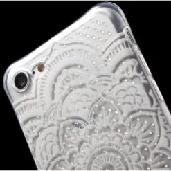 Coque Silicone IPhone SE 2022, SE 2020 Et IPhone 8, 7 Fantaisie Floral Blanc -All For Phone Magasin coque iphone 7 frac1467 6