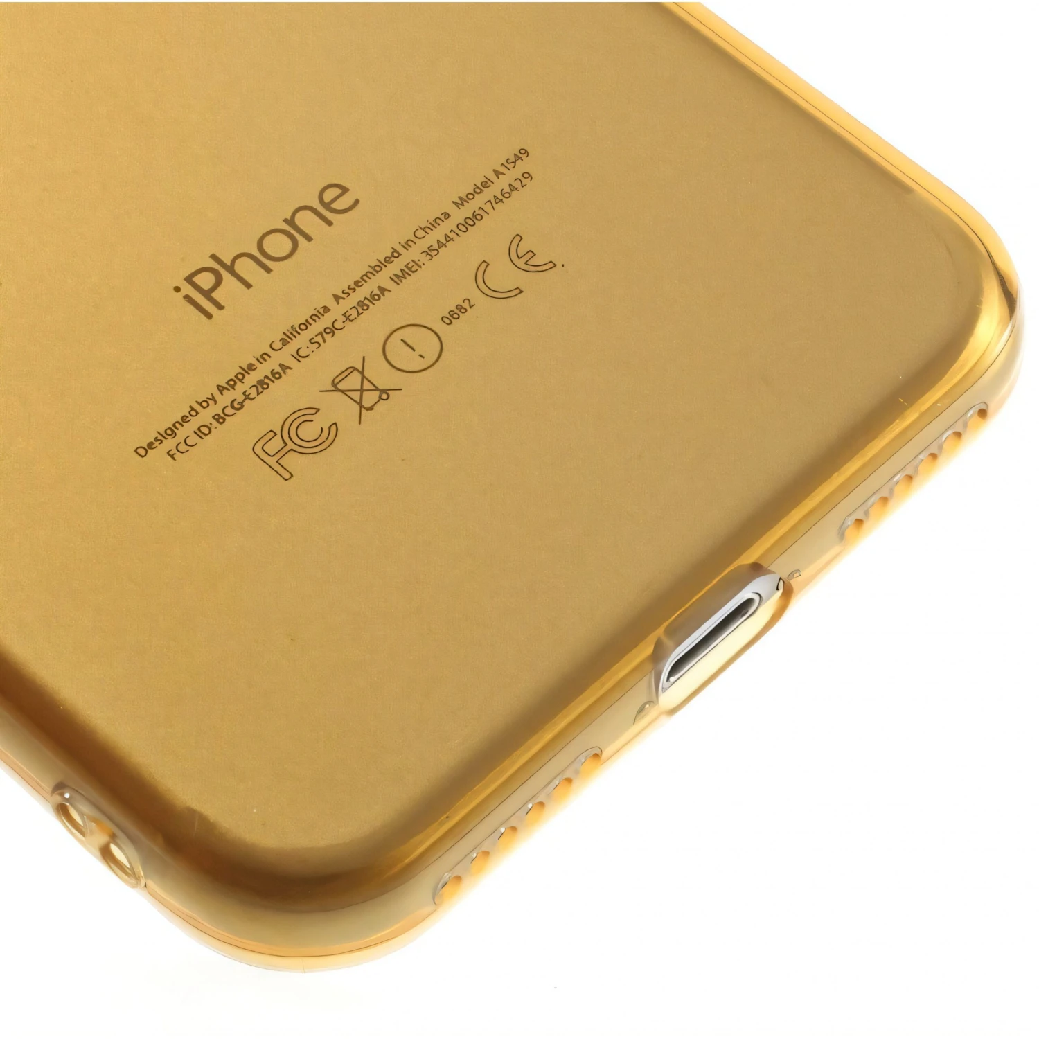 Coque IPhone 7 Et IPhone 8 Silicone Classic Or 6 Coque IPhone 7 Et IPhone 8 Silicone Classic Or – Image 4