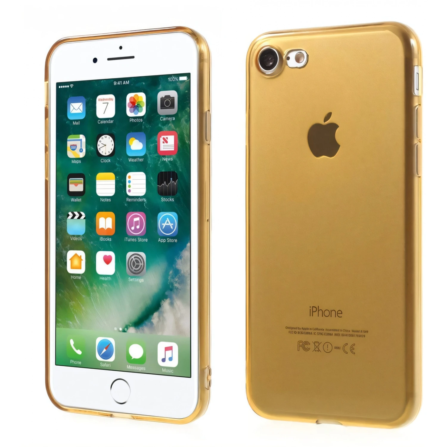 Coque IPhone 7 Et IPhone 8 Silicone Classic Or 3 Coque IPhone 7 Et IPhone 8 Silicone Classic Or