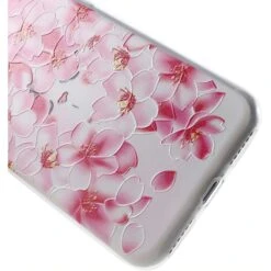 Coque IPhone SE 2022, SE 2020 Et IPhone 8, 7 Silicone Souple Peach Flowers Rose -All For Phone Magasin coque iphone 7 frac1498 5