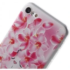 Coque IPhone SE 2022, SE 2020 Et IPhone 8, 7 Silicone Souple Peach Flowers Rose -All For Phone Magasin coque iphone 7 frac1498 6