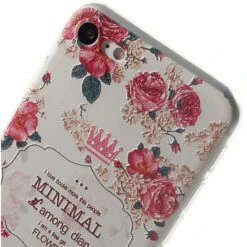 Coque IPhone SE 2022, SE 2020 Et IPhone 8, 7 Silicone Souple Free Girl Rose -All For Phone Magasin coque iphone 7 frac1499 5