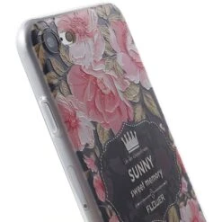 Coque IPhone SE 2022, SE 2020 Et IPhone 8, 7 Silicone Souple Pretty Flowers Noir -All For Phone Magasin coque iphone 7 frac1503 6