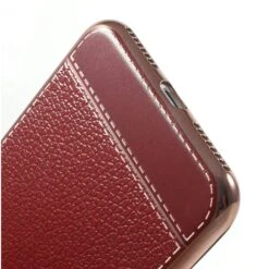 Coque IPhone 8 Plus Et 7 Plus Style Cuir Plaqué Rouge -All For Phone Magasin coque iphone 7 plus frac1463 5