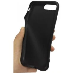 Coque IPhone 8 Plus Et 7 Plus Silicone White Dsp Noir -All For Phone Magasin coque iphone 7 plus frac1521 3