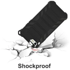 Coque Antichoc IPhone SE 2022, SE 2020 Et IPhone 8, 7 Spider Series Angibabe Noir -All For Phone Magasin coque iphone 8 frac2061 4