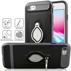 Coque IPhone 8 Et IPhone 7 Avec Anneau Angibabe Gris -All For Phone Magasin coque iphone 8 frac2068 3