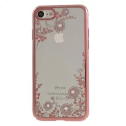 Coque Silicone IPhone SE 2022, SE 2020 Et IPhone 8, 7 Avec Pierres Swarovski Blanc -All For Phone Magasin coque iphone 8 frac2713 1