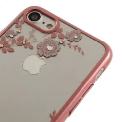 Coque Silicone IPhone SE 2022, SE 2020 Et IPhone 8, 7 Avec Pierres Swarovski Blanc -All For Phone Magasin coque iphone 8 frac2713 2