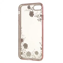 Coque Silicone IPhone SE 2022, SE 2020 Et IPhone 8, 7 Avec Pierres Swarovski Rose -All For Phone Magasin coque iphone 8 frac2714 4