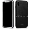 Coque IPhone X Et XS Style Cuir Et Rivets Antichoc XOOMZ Noir -All For Phone Magasin coque iphone x frac1728